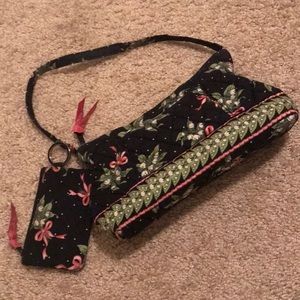VERA BRANDLEY Shoulder Bag/Matching Keychain Purse